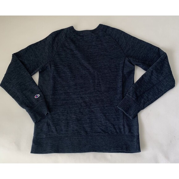 Champion Sweatshirt Sweater Men M Dark Navy Blue Crew Preppy Nautical Normcore - Picture 2 of 8